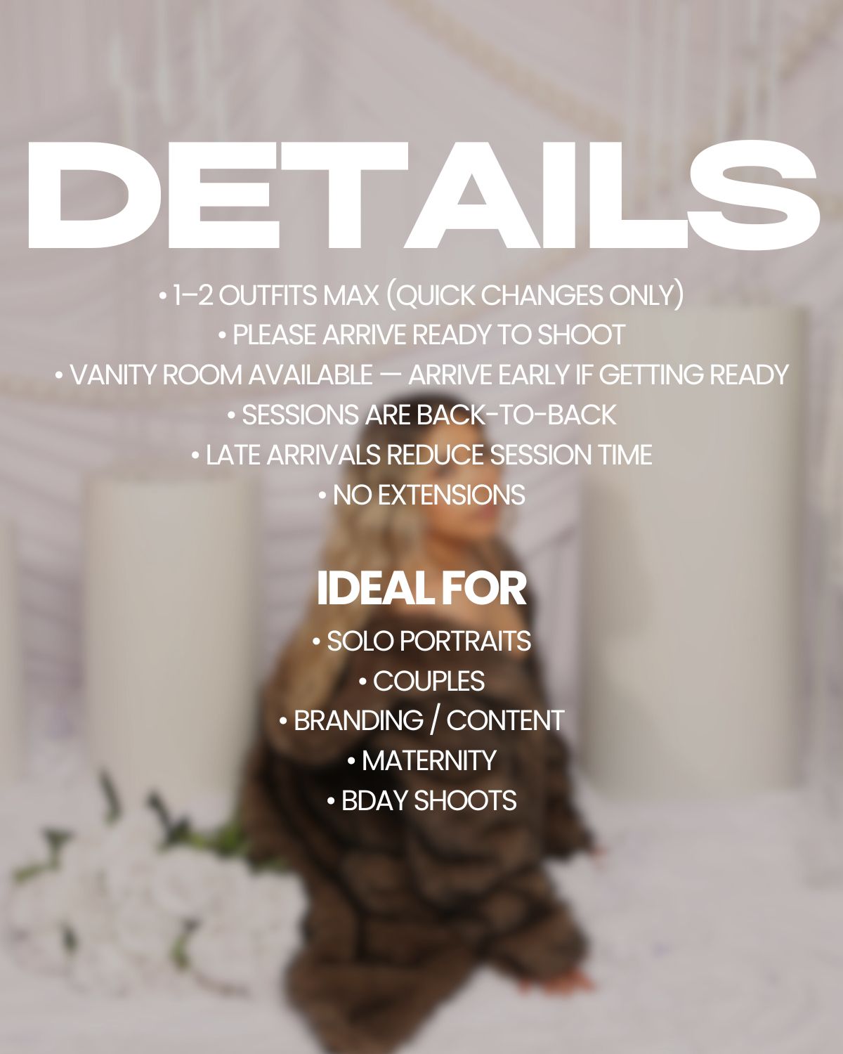 MINI SESSION PACKAGE MARCH 29TH