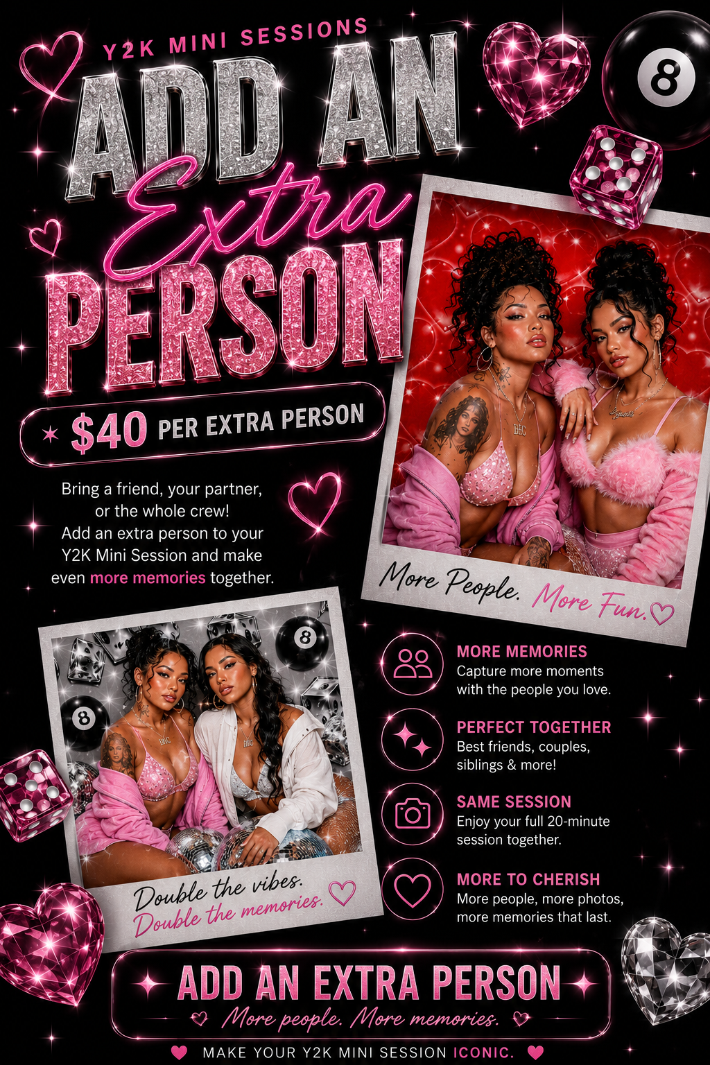 1 Extra person - AUGUST 2nd